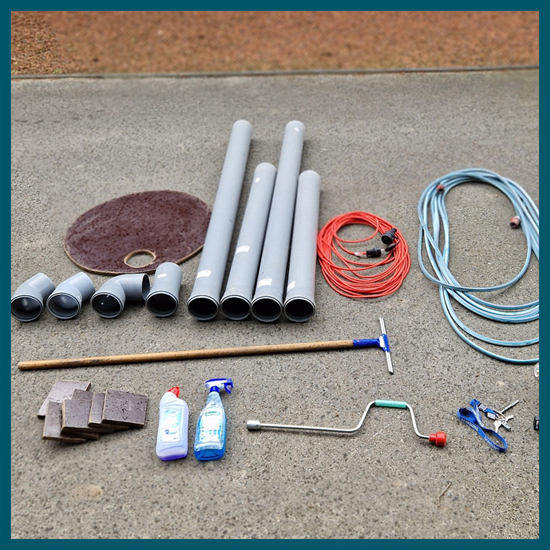 Toilettenwagen Zubehör